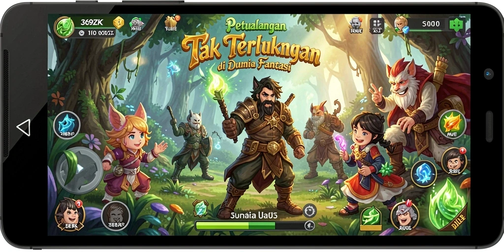Screenshot 369ZK menampilkan gameplay petualangan yang seru dan mendebarkan.
