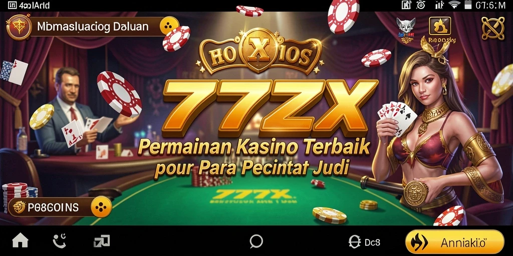 Screenshot menampilkan gameplay seru dan beragam pilihan permainan Kasino.