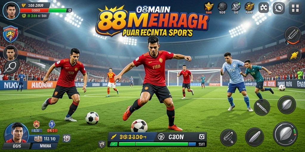Tangkapan layar menampilkan gameplay seru di 88MAIN.