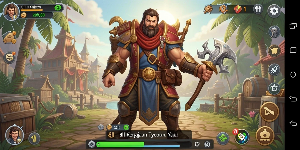 Gameplay Tycoon yang menarik dan grafis memukau.
