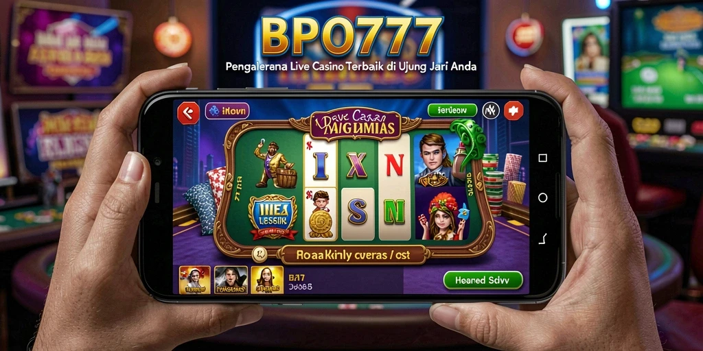 Tampilan gamplay Live Casino yang mendebarkan di BPO777.