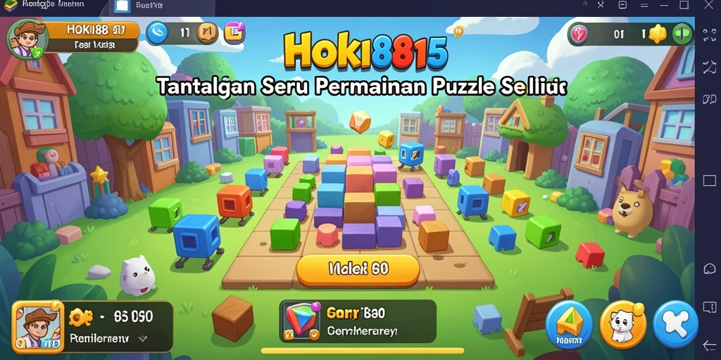 Tampilan gameplay HOKI8815 yang menyenangkan dan penuh warna.