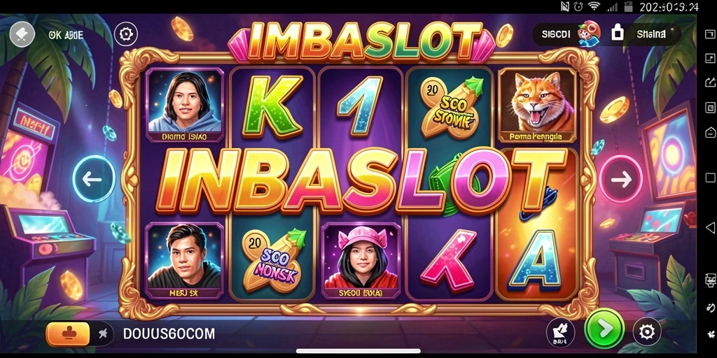 Tampilan menarik dan gameplay slot yang mendebarkan di IMBASLOT.