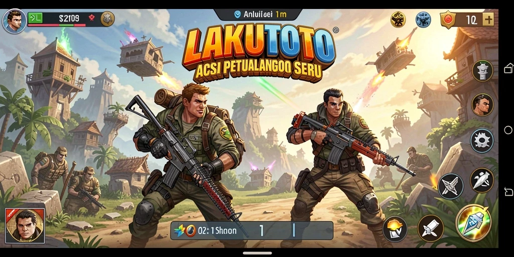 Tampilan seru gameplay LAKUTOTO penuh aksi