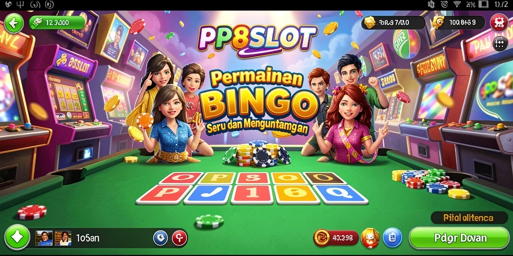 Tampilan gameplay PP8SLOT yang menarik saat bermain Bingo.