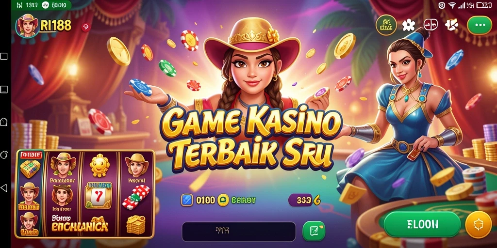 Tampilan gameplay Kasino yang menawan di RI188.