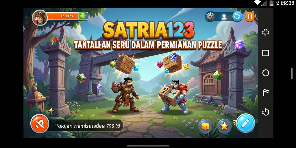 Tampilan gameplay SATRIA123 yang menantang dan menarik.