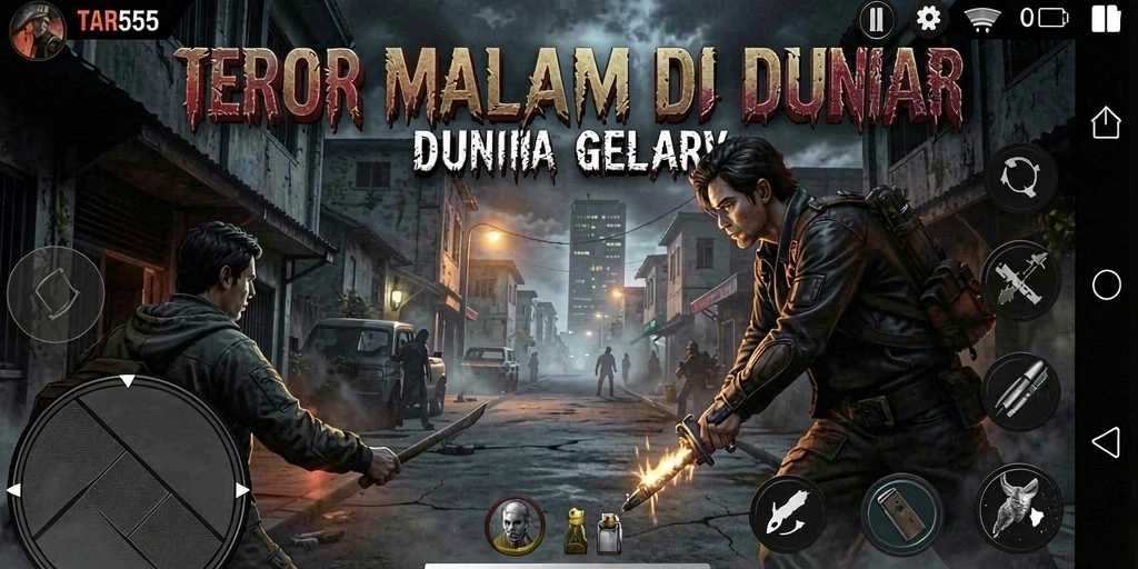 Screenshot TAR555 menampilkan atmosfer Horror yang mendebarkan dan gameplay menegangkan.